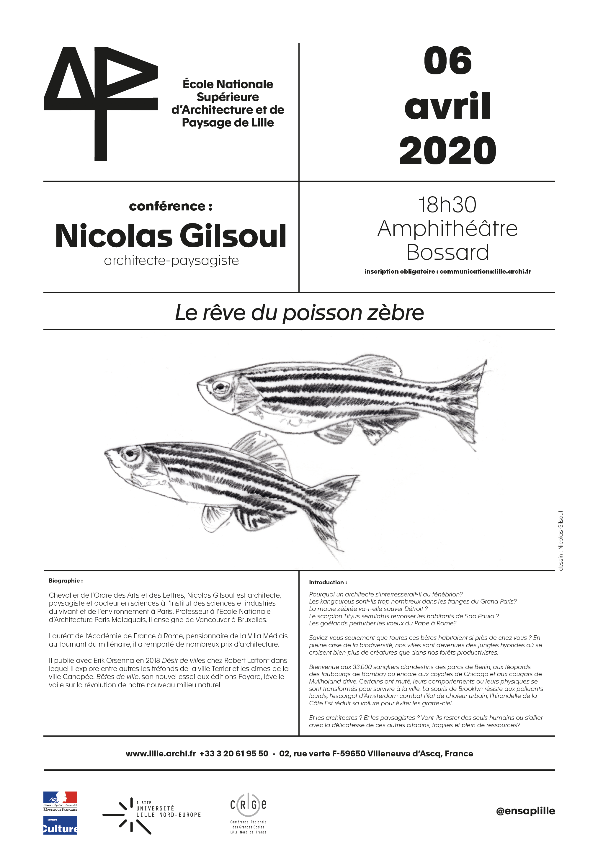 Conférence de Nicolas Gilsoul 06/04/2020