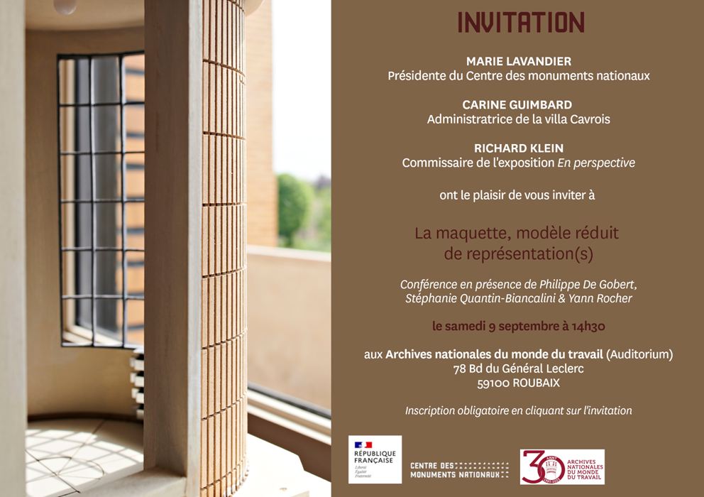 Villa Cavrois - exposition En Perspective - Philippe de Gobert