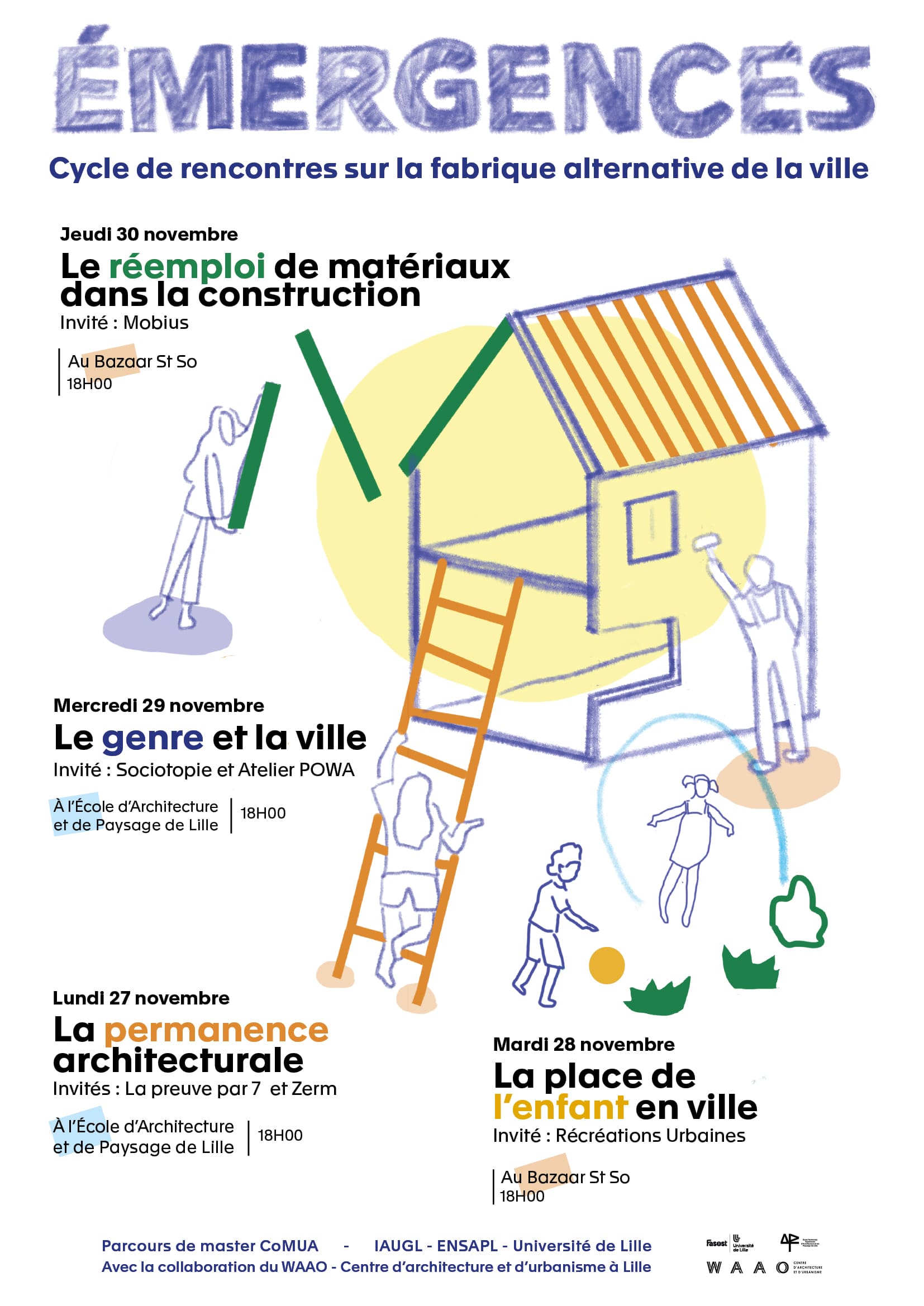 Émergences – cycle de rencontres CoMUA