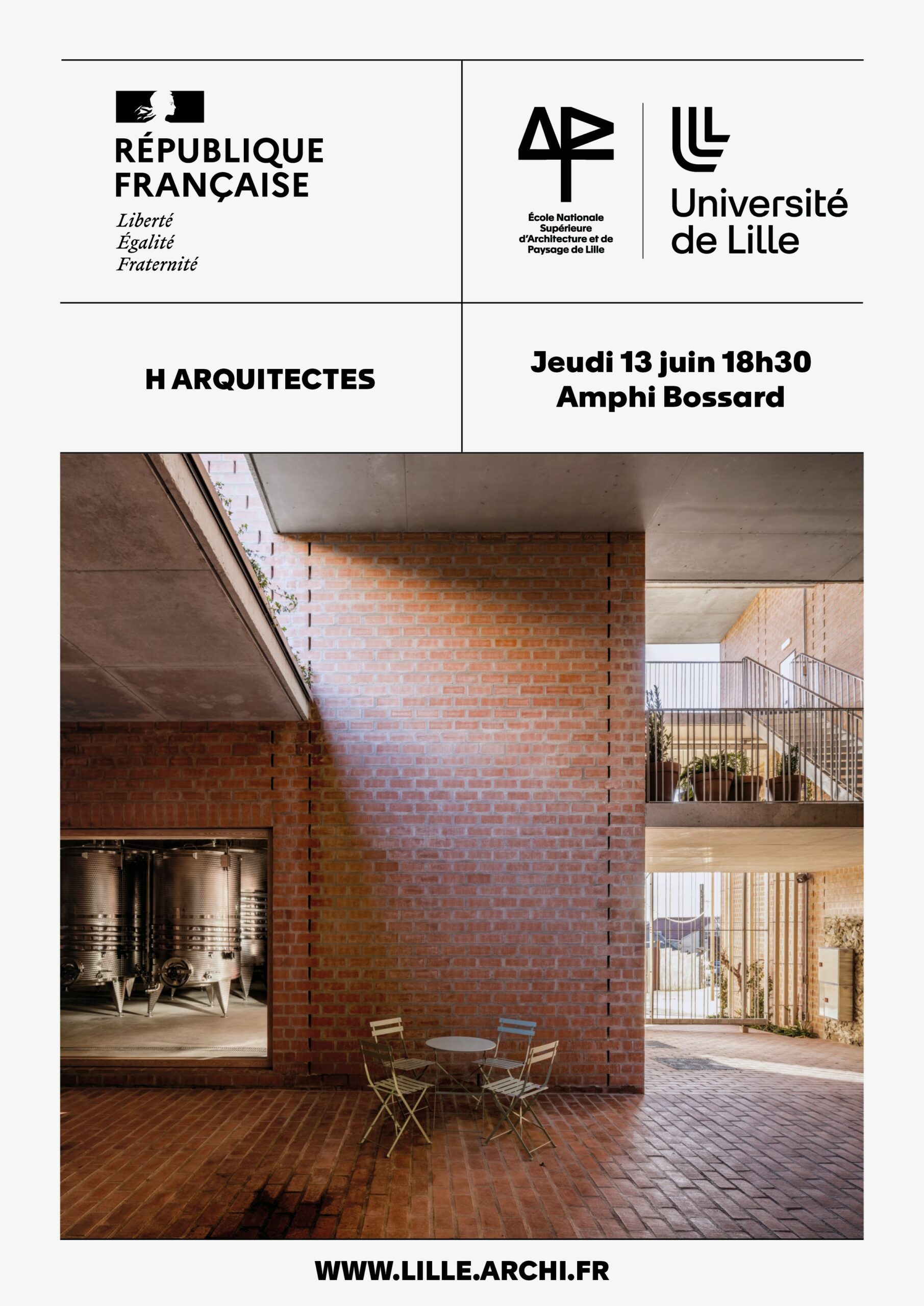 Jeudi 13 juin – Conférence H Arquitectes 