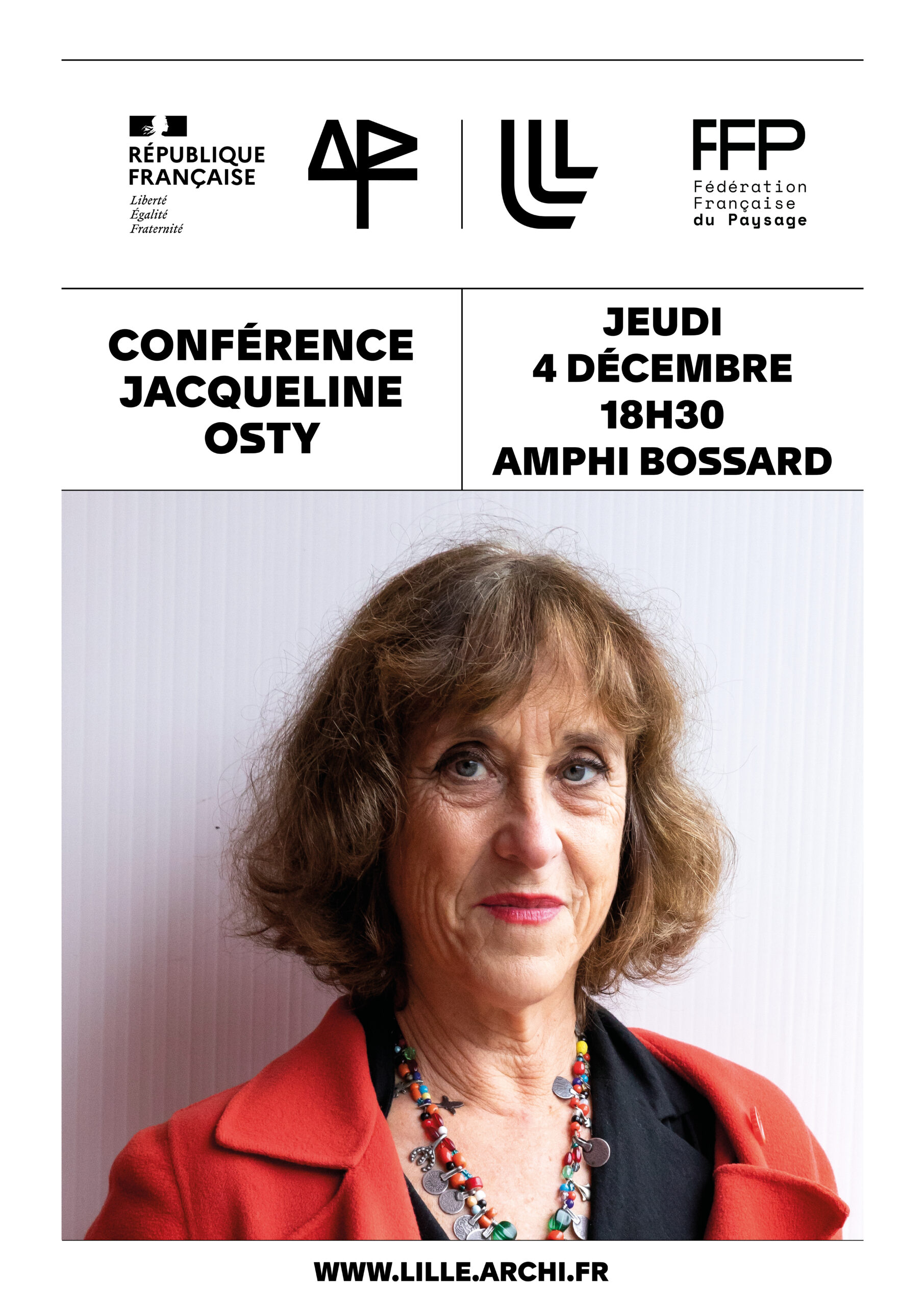 Jeudi 4 décembre - Conférence de Jacqueline Osty
