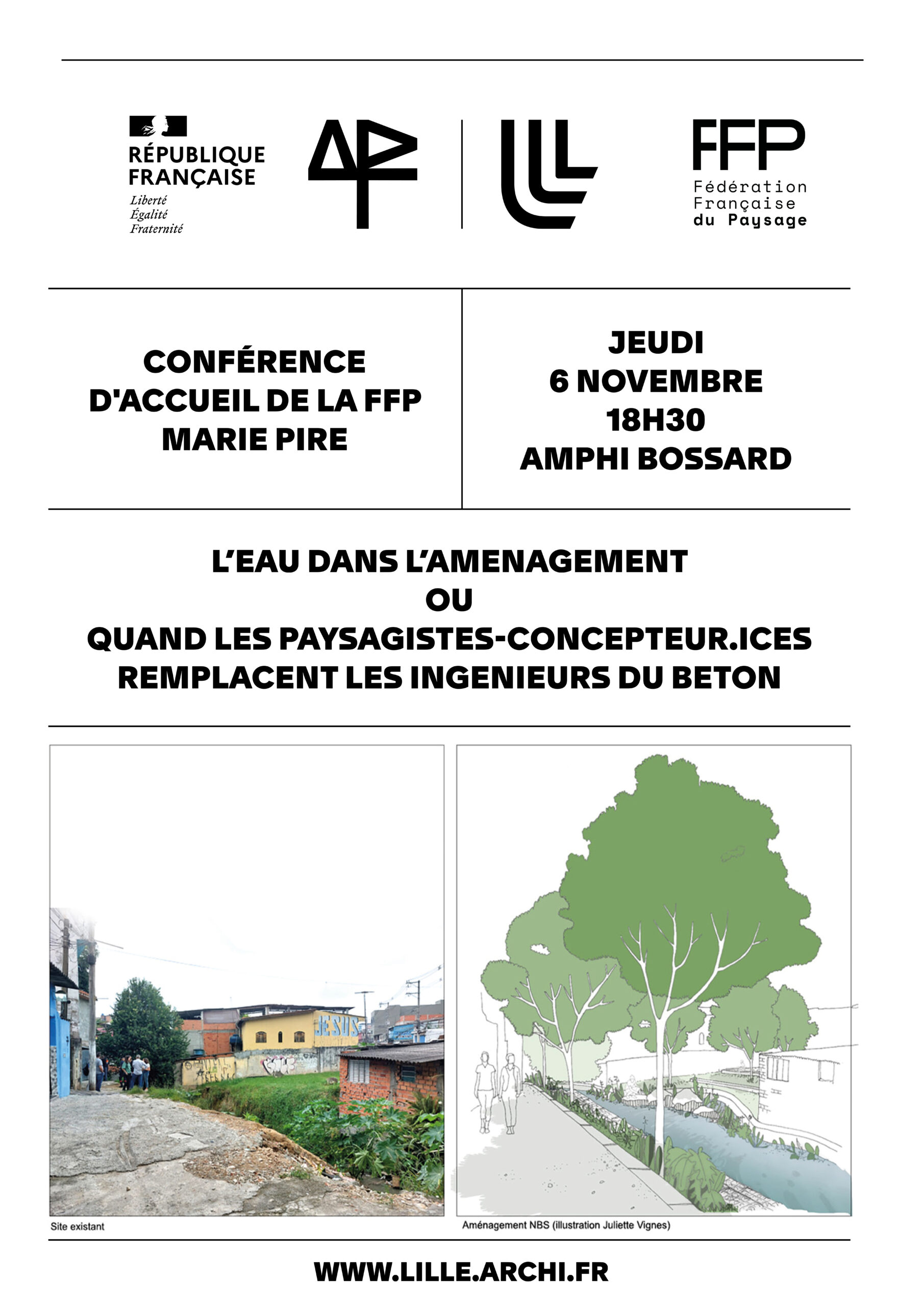 Jeudi 6 novembre - Conférence d'accueil de la FFP - Marie Pire
