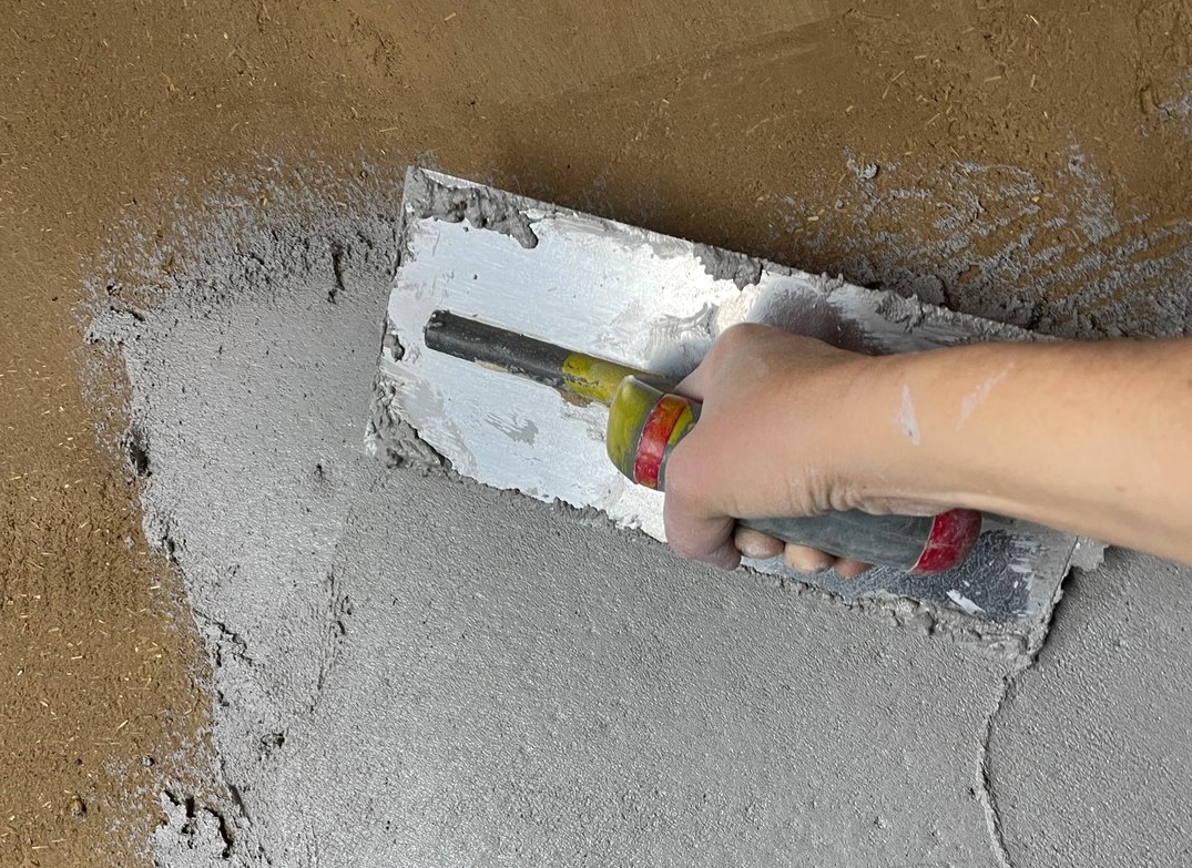 formation enduit terre ensablée